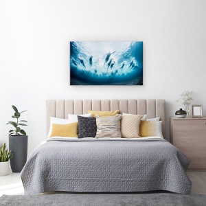 Tablou canvas - Inot, Inot, Sub Apa, Mare, Apa, Scufundari, 50 x 80 cm - Img 3