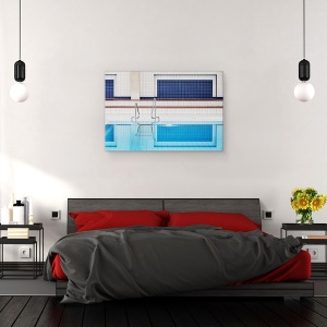 Tablou canvas - Inot, Interior, Hallenbad, Stuttgart, Piscina, Piscina, 60 x 90 cm - Img 3