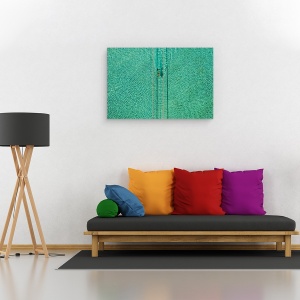 Tablou canvas - Inotator, Linii, Apa, Piscina, Persoana, Paris, 60 x 90 cm - Img 2
