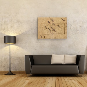 Tablou canvas - Jucand Volei, Peisaj, Plaja, Nisip, 60 x 80 cm - Img 2