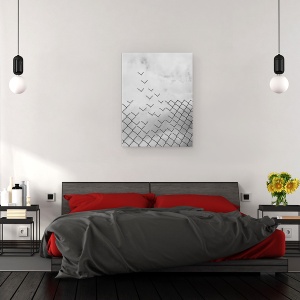 Tablou canvas - Libertate, Conceptual, Stare De Spirit, Ireal, Arta, Negru, 60 x 80 cm - Img 3