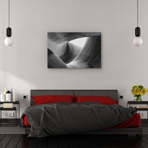 Tablou canvas - Linii, Abstract, Lumini, Umbre, 80 x 120 cm - Img 3