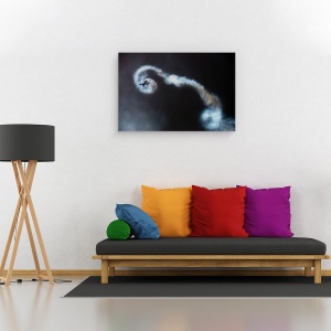 Tablou canvas - Looping, Actiune, Aeronava, Elice, Avion, 60 x 90 cm - Img 2