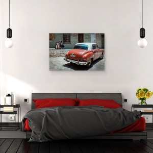 Tablou canvas - Luand O Pauza, Cuba, Havana, Strada, Relaxant, 80 x 120 cm - Img 3