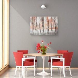 Tablou canvas - Lumina De Seara, Zapada, Copac, Ramura, 80 x 120 cm - Img 4