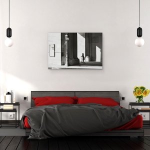 Tablou canvas - Lumina Si Umbra, Paris, Strada, Oameni, Arhitectura, Franta, 40 x 60 cm - Img 3