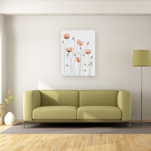 Tablou canvas - Maci, Papaver, Vara, Gradina, Plante, 75 x 100 cm - Img 2