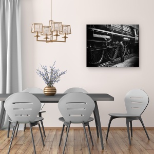 Tablou canvas - Marea Dragoste, Locomotiva, Munca, Motor, 60 x 75 cm - Img 4