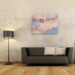Tablou canvas - Marina SUA, Actiune, Formatie, Avion De Vanatoare, 50 x 70 cm - Img 2