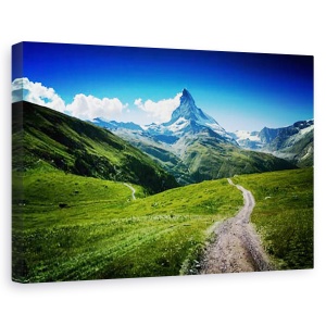 Tablou canvas - Matterhorn II, Peisaj, Munte, Drum, Varf, 60 x 90 cm