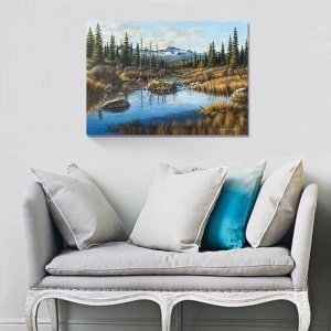 Tablou Canvas - Mountain Vista, 75 x 100 cm - Img 2