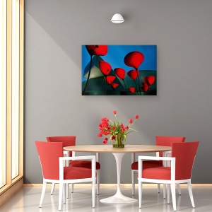 Tablou canvas - Muzeul Maxxi, Arhitectura, Floare, Abstract, Fara Cuvinte, 40 x 60 cm - Img 4