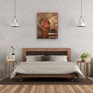Tablou canvas - Natura Morta, Vaze, Plante, Pictura, 40 x 50 cm - Img 3