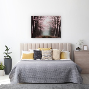 Tablou canvas - Natura, Peisajul, Padurea, CopacII Infloriti, 50 x 70 cm - Img 3