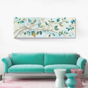 Tablou Canvas - Natura, Ramuri, Pasari, 30 x 90 cm - Img 2