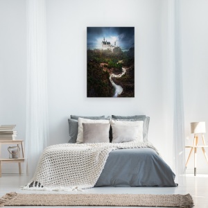 Tablou canvas - Neuschwanstein, Germania, Castel, Arhitectura, 40 x 60 cm - Img 3