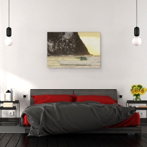 Tablou canvas - Numai Oceanul, Surf, Lofoten, Norvegia, Iarna, Mare, Ocean, 40 x 60 cm - Img 3