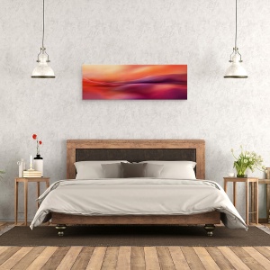 Tablou canvas - O Noua Zi, Patima, Iubire, Idila, Romantic, Fum, Apa, 30 x 90 cm - Img 3