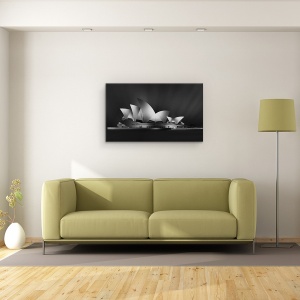 Tablou canvas - Opera Intunecata, Sydney, Arhitectura, Australia, 50 x 80 cm - Img 2