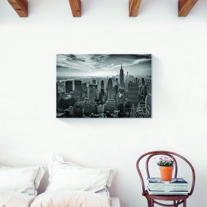 Tablou decorativ canvas oraș cu clădiri arhitecturale 40x60 cm
