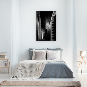 Tablou canvas - Oras Intunecat, New York, Manhattan, Chrysler, Cladire, 40 x 60 cm - Img 3
