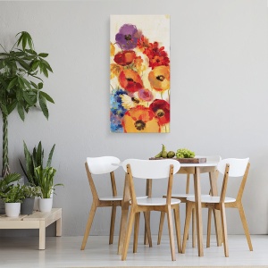 Tablou canvas - Panou de gradina vesel III, 50 x 100 cm - Img 4