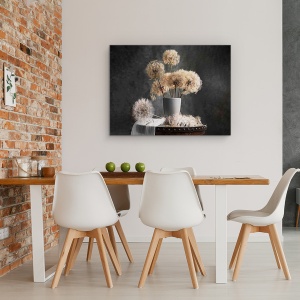 Tablou Canvas - Papadie, Seminte, Toamna, Natura Moarta, 60 x 80 cm - Img 4