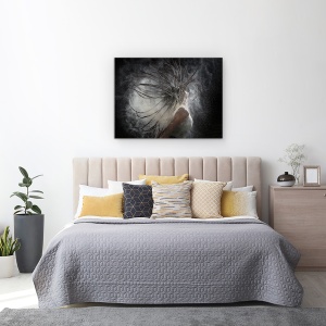 Tablou canvas - Par Cu Praf, Fata, Par, Blit, Rapid, Dansator, 50 x 70 cm - Img 3