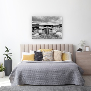 Tablou canvas - Parcul Istoric Al Statului Bodie, Vehicul, Masina, California, Noi, 60 x 80 cm - Img 3