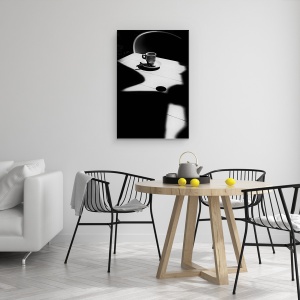Tablou canvas - Pauza De Cafea, Ceasca, Ceai, Bucatarie, Lingura, Farfurie, 40 x 60 cm - Img 4