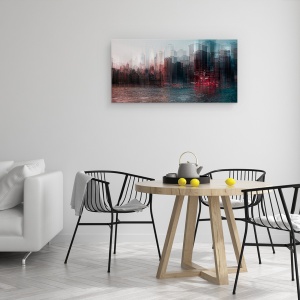 Tablou canvas - Pe Raul Hudson, Urban, Oameni, Oras, Abstract, New York, 50 x 100 cm - Img 4