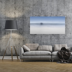 Tablou canvas peisaj dimineață în ceață
