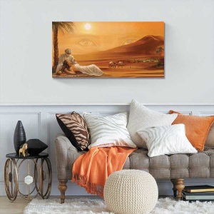 Tablou Canvas - Peisaj, Desert, Arabi, Camila, 50 x 100 cm - Img 2