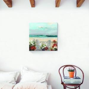 Tablou decorativ pe canvas cu peisaj marin și valuri