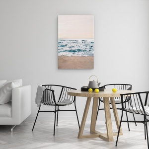 Tablou canvas - Peisaj, Natura, Mare, Valuri, Nisip, Apus De Soare II, 80 x 120 cm - Img 4