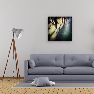 Tablou canvas - Plimbare De Seara Prin Centrul Orasului, Strada, Pictor, Graba, 60 x 60 cm - Img 2