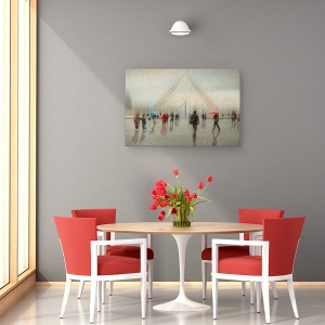 Tablou canvas - Ploaie In Paris, Franta, 60 x 90 cm - Img 4