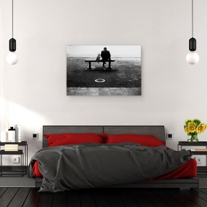 Tablou canvas - Prieteni, Om, Caine, Prieten, 80 x 120 cm - Img 3