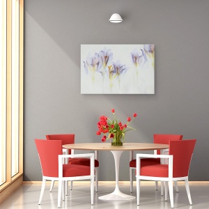 Tablou canvas - Primavara, Crocus, Floare, Pictor, 60 x 90 cm - Img 4