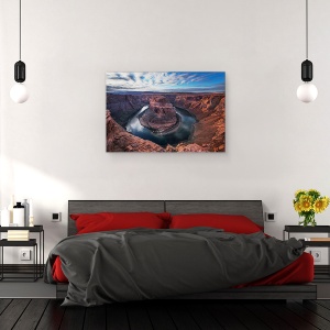 Tablou canvas - Puterea Raului Colorado, Potcoava, Statele Unite, 40 x 60 cm - Img 3
