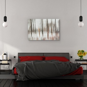 Tablou canvas - Rece, Flori, Iarna, Zapada, 80 x 120 cm - Img 3