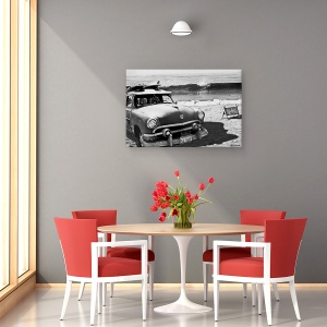Tablou canvas - Regula Veteranilor, Surf, California, Lemnos, Surferi, Valuri, 80 x 120 cm - Img 4