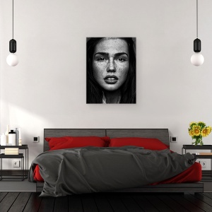 Tablou canvas - Romi, Fata, Model, Portret, Senzual, Frumusete, 50 x 70 cm - Img 3