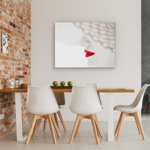Tablou canvas - Rosu, Buze, Romantism, Gura, 60 x 80 cm - Img 4