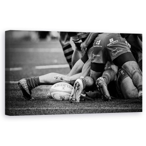 Tablou canvas - Rugby, Minge, Grup, Mana, Valencia, 50 x 100 cm