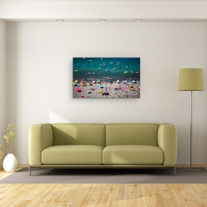Tablou canvas - Sarbatori, Vacanta, Sarbatori, Vara, Statiune, Plaja, 50 x 80 cm - Img 2
