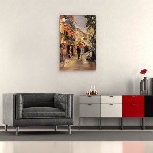 Tablou canvas - Seara la Paris, 80 x 120 cm - Img 2