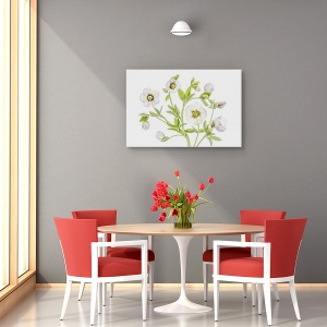 Tablou canvas - Spanz, Natura moarta, Primavara, Flori, 80 x 120 cm - Img 4