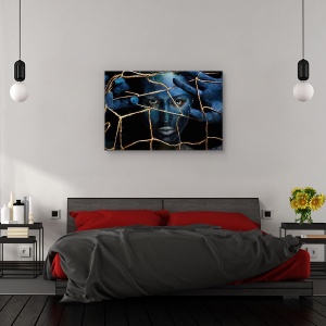 Tablou canvas - Specii pe cale de disparitie, Portret, Corp, Capcana, inchisoare, 80 x 120 cm - Img 3