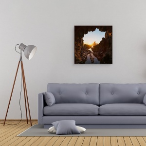 Tablou canvas - Stanca Si Pestera, Peisaj Marin, Australia, Apa, Sydney, 90 x 90 cm - Img 2